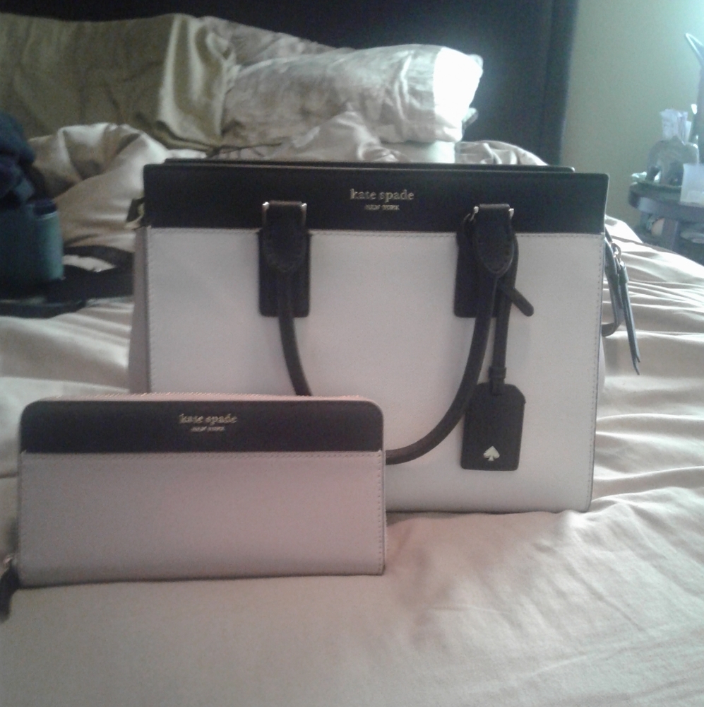 Kate Spade Crossbody Purse + Matching Wallet